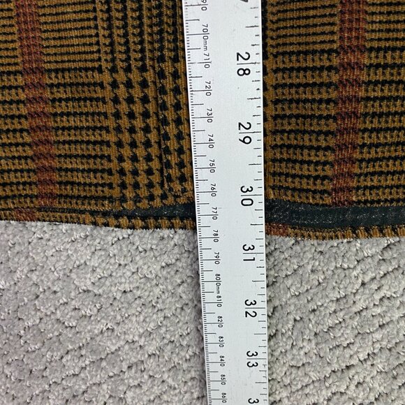 Ermenegildo Zegna Houndstooth Corduroy Shirt Men's Medium Brown Cotton Italy - Picture 8 of 11